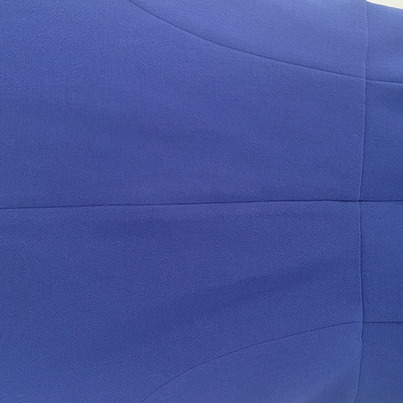 Badgley Mishka Collection royal blue cocktail dress cap sleeves bow detail sz 8 - Picture 9 of 9